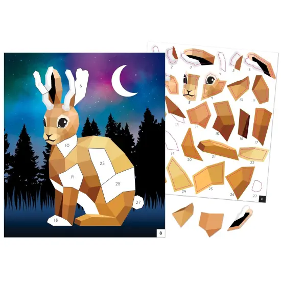 Magical Creatures Modern Mosaics Stick to the Numbers Activity Book, Pack of 2 {5}