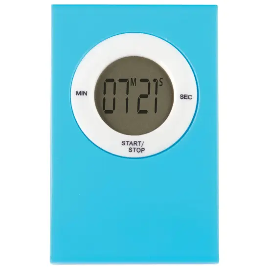 Magnetic Digital Timer, Aqua, Pack of 3 {2}