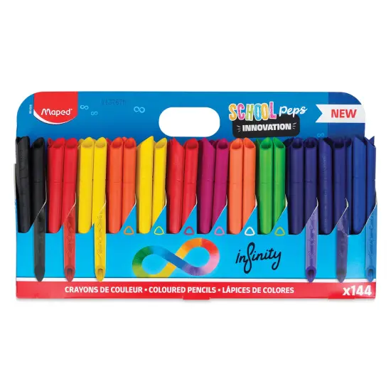 Maped Color'Peps Infinity Colored Pencils - Classroom Pack, Set of 144 {1}