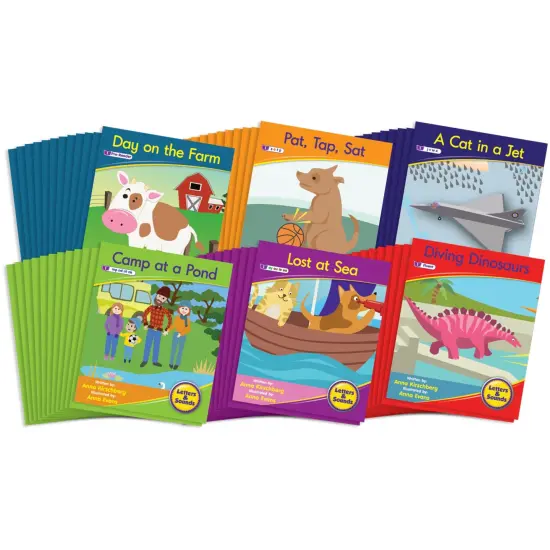 Letters & Sounds Fiction Decodables Boxed Set, Set 1 {4}