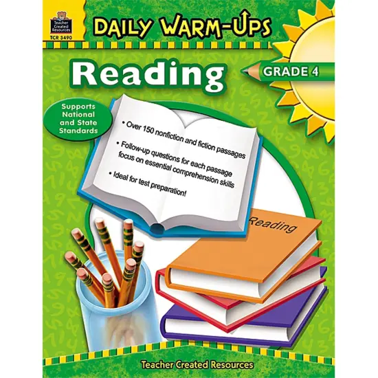 Daily Warm-Ups: Reading Book, Grade 4 {1}