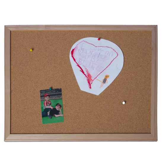 Wood Framed Cork Board, 18" x 24" {2}