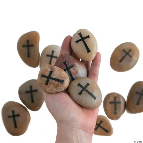 Cross Worry Stones - 12 Pc. {6}