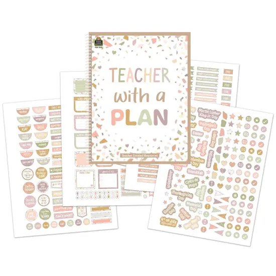 Terrazzo Tones Teacher Planner {1}