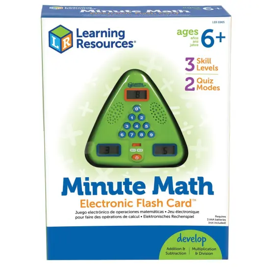 Minute Math Electronic Flash Card {1}