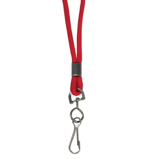 Standard Lanyard, Red, Swivel Hook, Pack of 24 {2}