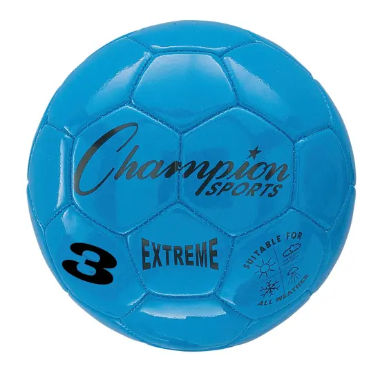 Extreme Soccer Ball, Size 3, Blue, Pack of 2 {2}