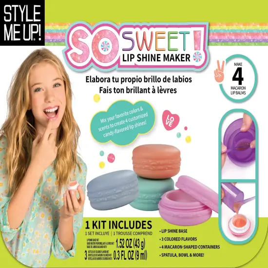 SpiceBox Style Me Up Deluxe So Sweet Lip Shine Maker Kit {1}