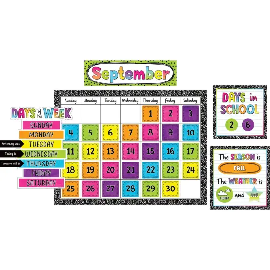 Brights 4Ever Calendar Bulletin Board Set {1}