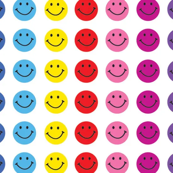 Mini Happy Face Stickers Valu-Pak, Multi Color, 1,144 Per Pack, 6 Packs {3}