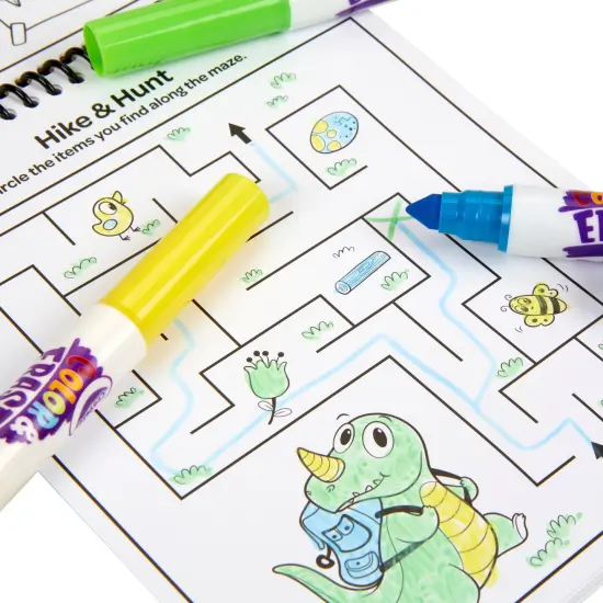 Color & Erase Reusable Activity Pad, Dinosaurs, Pack of 3 {5}