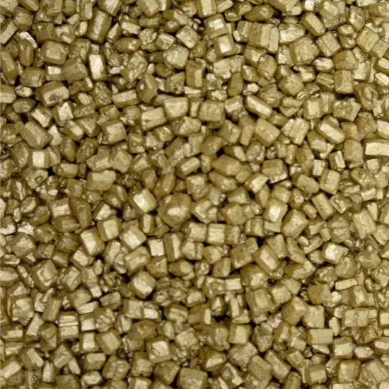 Brass Pearl Sugar Rocks Sprinkles {1}