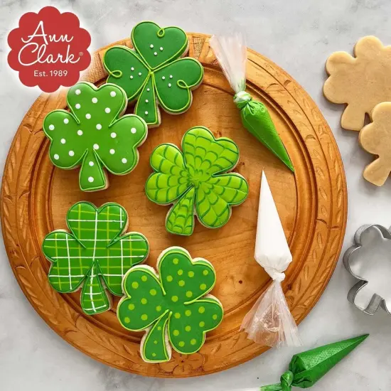 Ann Clark St. Patrick's Day Irish Shamrock Cookie Cutter, 3.75" {4}