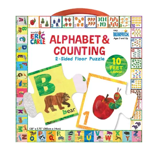 The World of Eric Carle&trade; Alphabet & Counting 2-Sided Floor Puzzle {1}