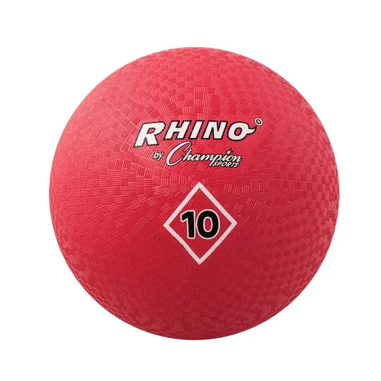 Playground Ball, 10", Red, Pack of 2 {2}