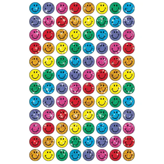 Colorful Smiles superSpots&reg; Stickers-Sparkle, 400 Per Pack, 6 Packs {3}
