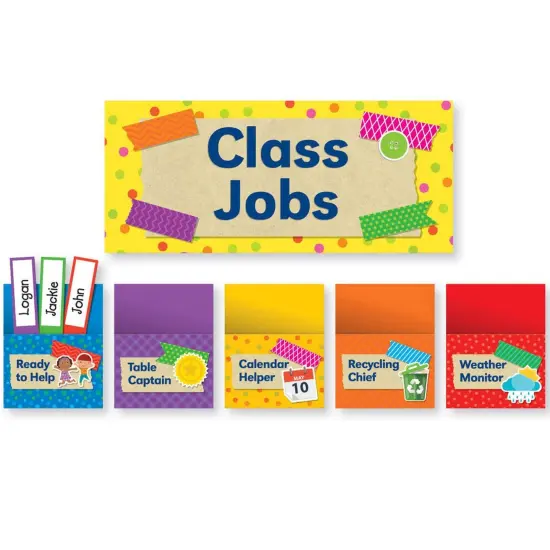 Tape It Up! Class Jobs Bulletin Board {3}