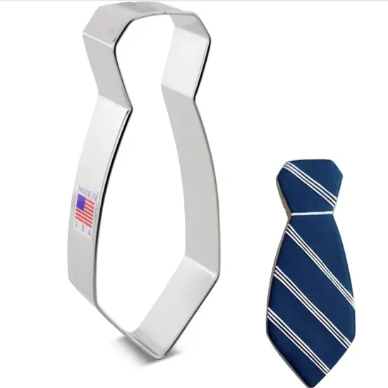 Ann Clark Neck Tie Cookie Cutter, 4.75" {1}