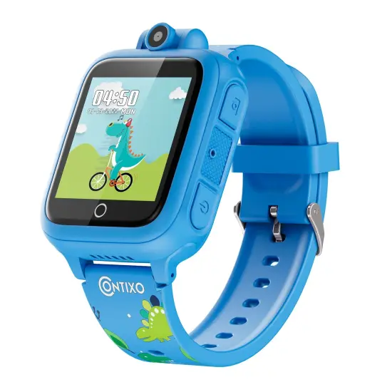 KW1 Smart Watch for Kids with Educational Games, HD Touch Screen, Camera, and MP3 Music Player, Blue {1}