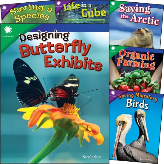 Smithsonian Informational Text: Animals & Ecosystems 6-Book Set, Grades 4-5 {1}