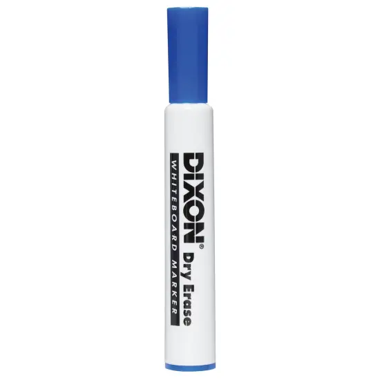 Dry Erase Markers Wedge Tip, Blue, Pack of 12 {2}