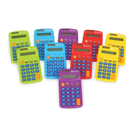 Rainbow Calculators, Set of 10 {3}