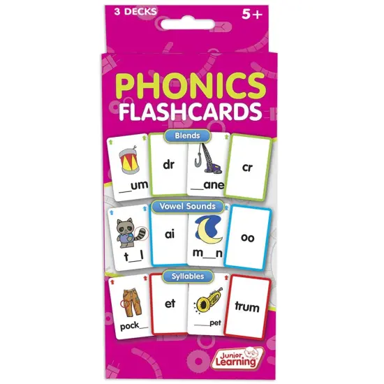 Phonics Flashcards, 3 Sets Per Pack, 3 Packs {2}