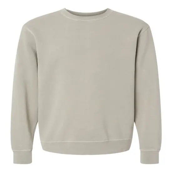 Independent Trading Co&reg; Midweight Pigment Dyed Crewneck Sweatshirt Pigment cement {1}