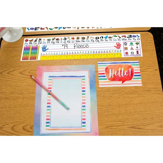 Colorful Traditional Printing Jumbo Name Plates, 18" x 24", 36 Per Pack, 3 Packs {2}