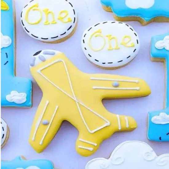 Ann Clark Airplane Cookie Cutter, 4" {3}