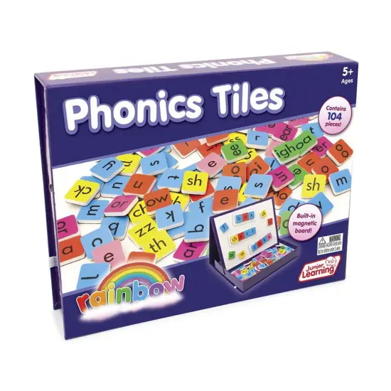 Rainbow Phonics Tiles {1}