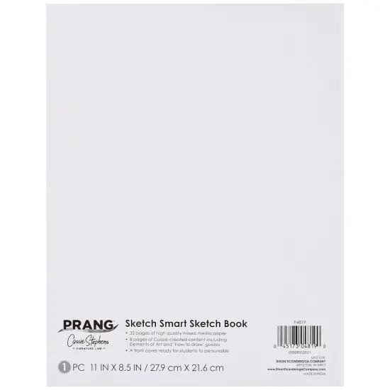 Sketch Smart Sketch Book, White, 11" x 8.5", 40 Sheets, Pack of 12 {2}