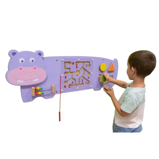 Hippo Activity Wall Panel - 18m+ - Toddler Activity Center {5}