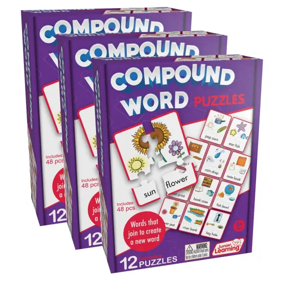Compound Puzzles, 12 Per Set, 3 Sets {1}
