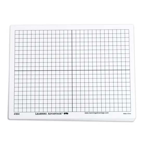 X-Y Axis Dry Erase Grid Boards - Set of 10 {2}
