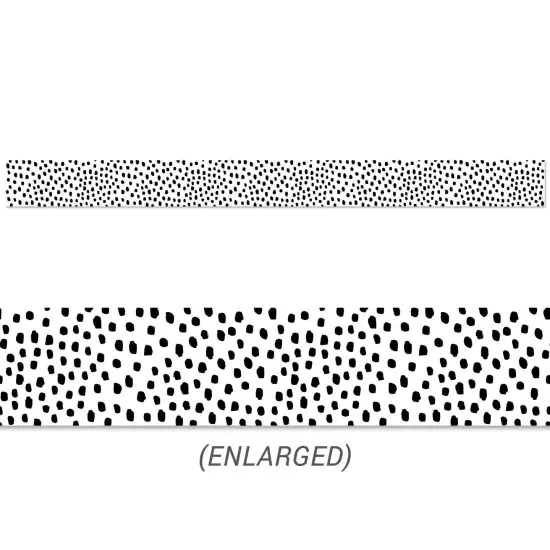 Black Messy Dots EZ Border, 48 Feet Per Pack, 3 Packs {2}