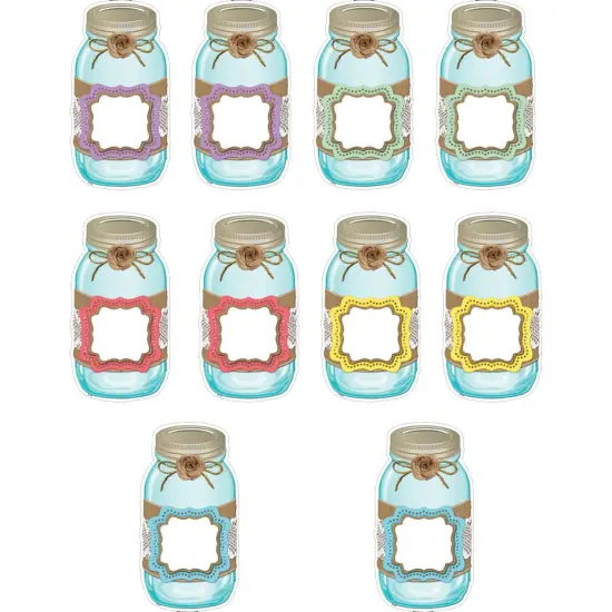 Shabby Chic Mason Jars Accents, 30 Per Pack, 3 Packs {2}