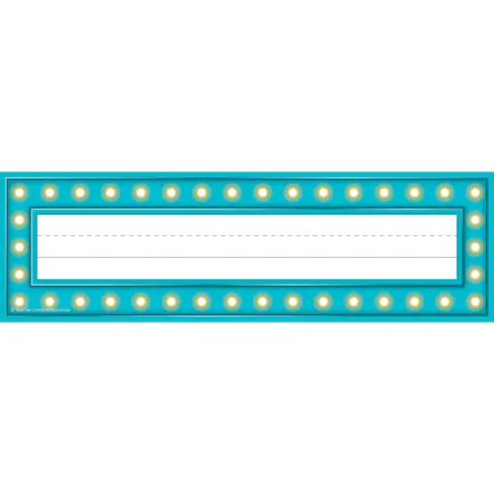 Marquee Flat Name Plates, 36 Per Pack, 6 Packs {2}