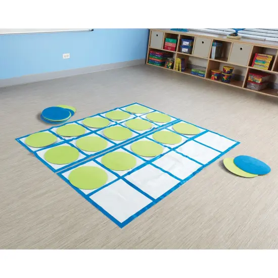 Ten-Frame Floor Mat Set Activity Set {3}