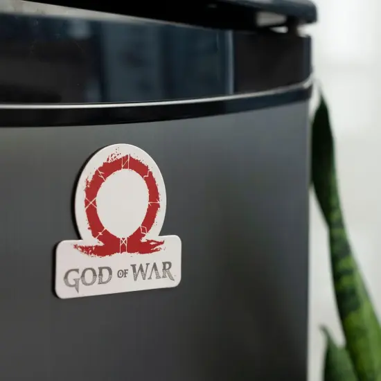God of War 2018 Omega Logo Car Magnet | Kratos And Son | Video Game Collectible {7}