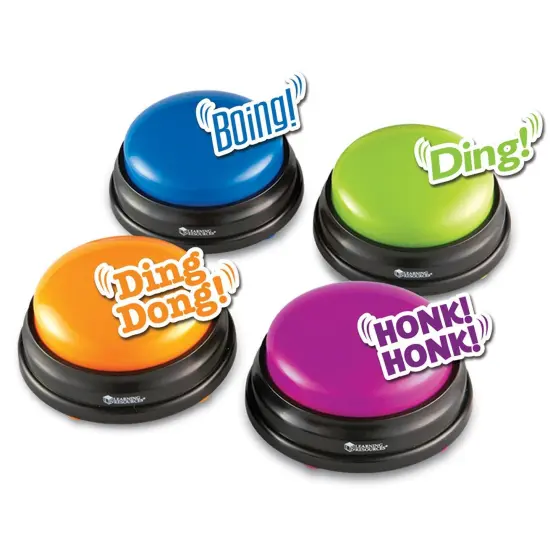 Answer Game Show Buzzers, Set of 4 {3}