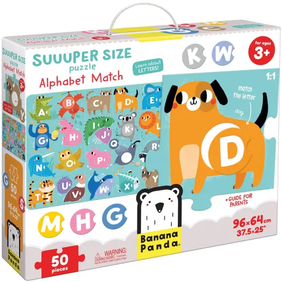 Suuuper Size Puzzle Alphabet Match, Age 3+ {1}