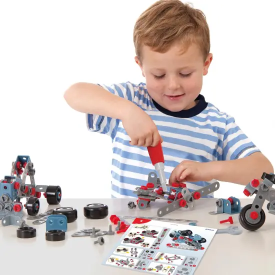Mecatech, Vehicle & Robot Building Set, 106 Pieces {5}