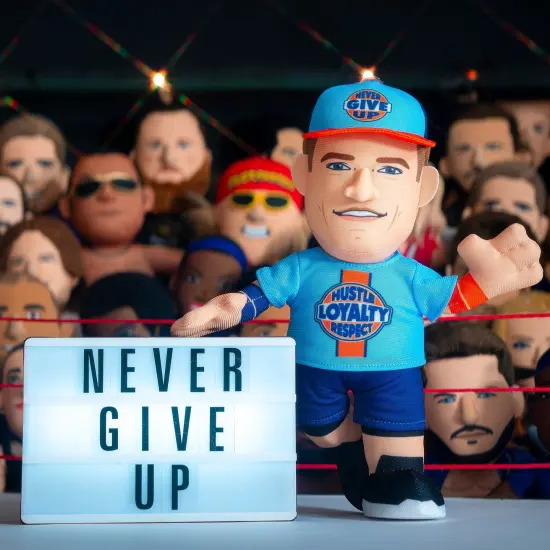 Bleacher Creatures WWE Superstar John Cena (Hustle Loyalty Respect - Blue) 10" Plush Figure {4}