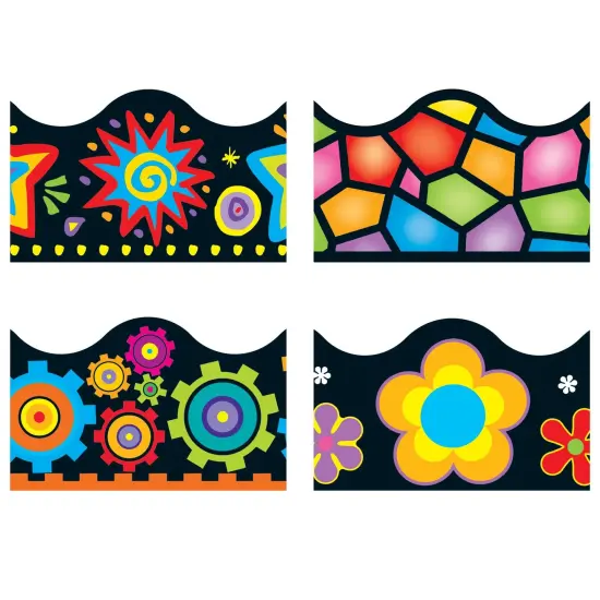 Brights on Black Terrific Trimmers&reg;, Variety Pack, 156 Feet Per Pack, 2 Packs {2}