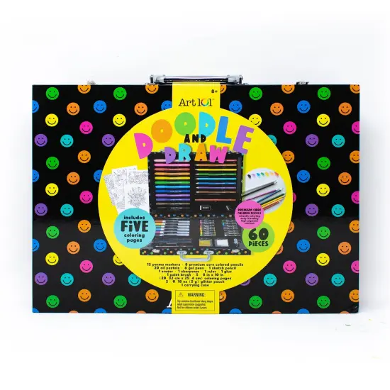 Doodle & Draw 60-Piece Art Set {1}