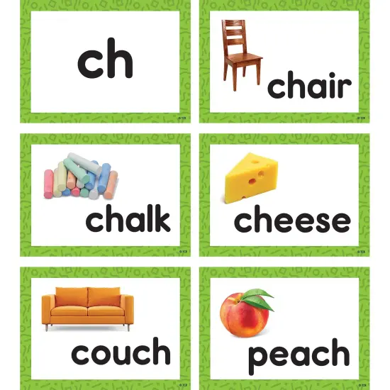 Consonant Blends & Digraphs Pocket Chart Cards, 2 Sets {3}