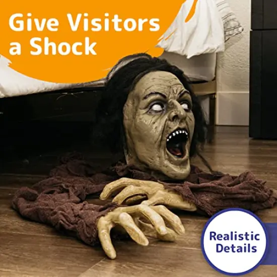 PREXTEX Halloween Outdoor & Indoor Decoration - Zombie Groundbreaker - The Best Scary Graveyard Decoration for Halloween, Life Size Zombie Halloween Decorations {5}