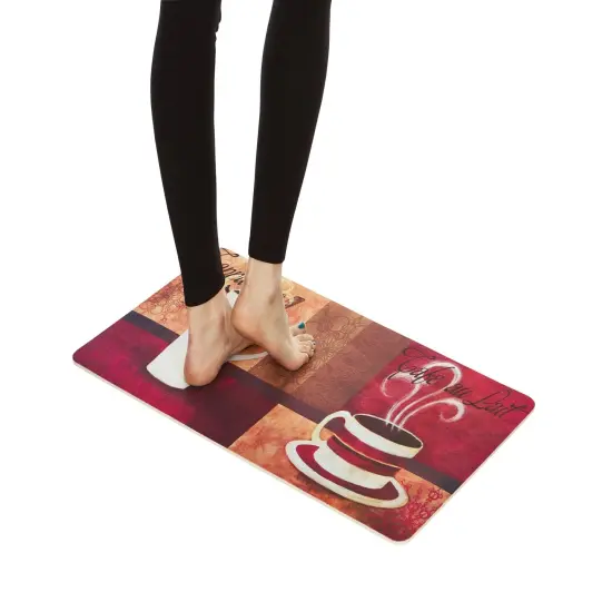 2-Pack Premium Comfort Kitchen Mats (Cafe Moderno Dahlia) {3}