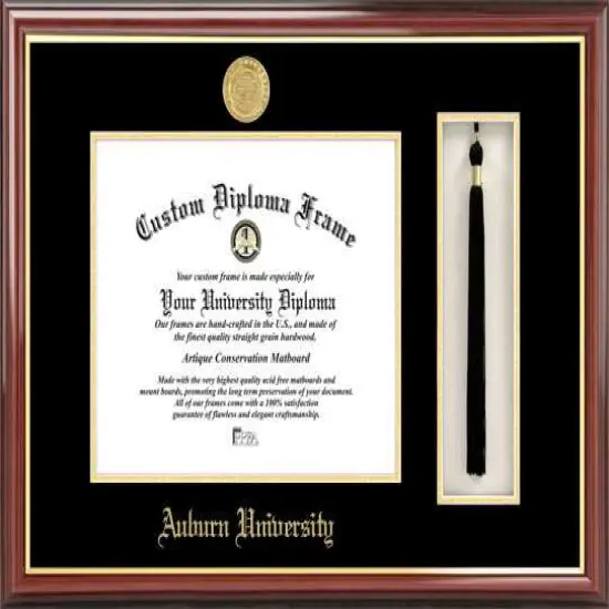 Auburn University 17w x 13h Tassel Box and Diploma Frame {1}